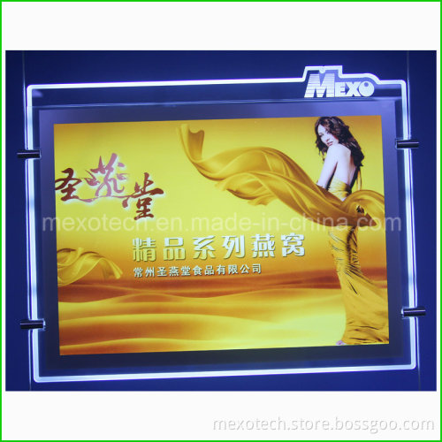 Super Slim Crystal LED Light Box with Carved Logo (CDH03-A3L-05)